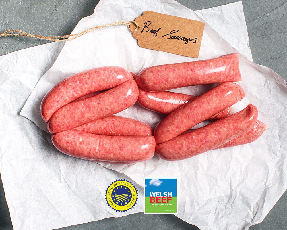 Beef Sausages – Hugh Phillips Gower Butcher